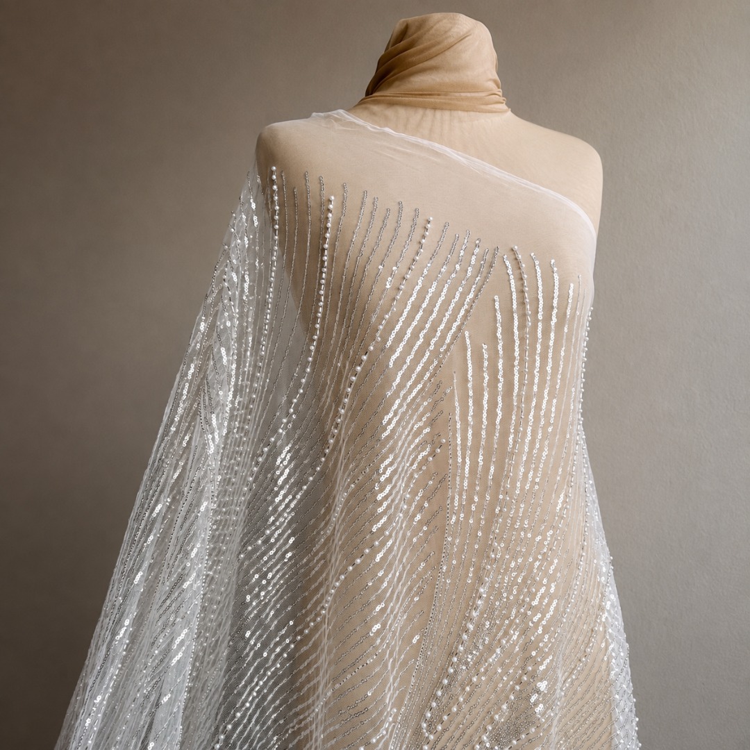 Tul bordado vestidos de novia